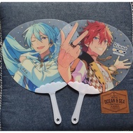 Genuine OFFICIAL Animate Ensemble Stars Rinne Amagi &amp; Wataru Hibiki Uchiwa Fan Set