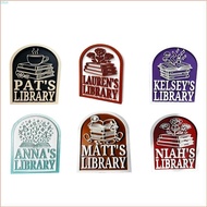 Chua Three Dimensional Printed Library Shelf Sign Book Shelf Identifier For Shelves