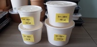 50 cái tô giấy trắng 350ml 500ml 750ml và 1000ml dùng để đựng bánh cháo phở các loại