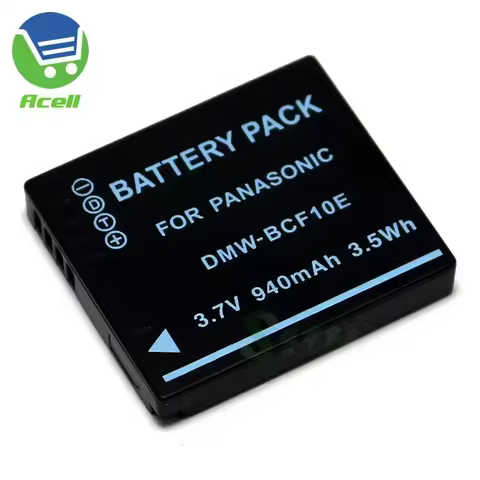 DMW-BCF10 CGA-S/106B/C/D Replace Battery for Panasonic DMC-F2 F3 F4 FT1 FT2 FT3 FT4 FP8 FH1 FH3 FH20