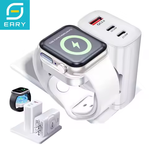 Eary 4 in 1 for Apple Watch Charger Wireless Magnetic Charger 40W Fast Charging for Phone AirPods 3