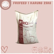Fro Feed Makanan Kelinci 25kg / Pelet Kelinci FROFEED 1 KARUNG (25kg) 