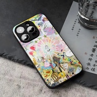 BK-1 Bladee 333 Drain Gang IceDancer Phone Case Tempered Glass For IPhone 16 13 14 12 15 11 Pro Max 
