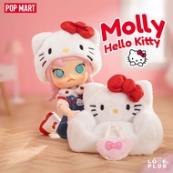 [ Pop Mart ] Molly BJD : Molly Hello Kitty ตุ๊กตาฟิกเกอร์ Art Toys แอคชันฟิกเกอร์ Figures