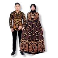 GAMIS BATIK GAMIS BATIK KOMBINASI COUPLE MODERN JUMBO BATIK BATIK COUP