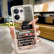 Casing OPPOA6Pro A 6 Pro OPPO A6 Pro A6Pro 2025 Casing Soft Shockproof Clear Back Cover