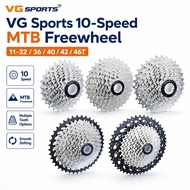 VG Sports 10 Speed Cogs Cassette Sprocket Cassette Type MTB Freewheel 11-32/36/40/42/46T