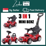 Kids ride on car 3 in 1 ride-ons children Mercedes benz