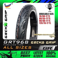 TAYAR MOTORSIKAL GRT 968 GRT968 GECKO GRIP TUBELESS TYRE 70/90, 80/90, 90/80, 120/70 -17 (TIMSUN TS6
