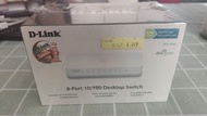 D-Link 8 port 10/100 desktop switch