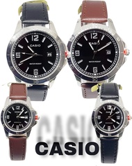 (กันน้ำ) Casio นาฬิกาข้อมือผู้หญิง สายหนัง สีทอง วันที่ นาฬิกาคาสิโอ้ ใส่ทำงาน Quartz นาฬิกาผู้หญิง สายหนัง RC633