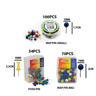 Push Pin / Map Pin / Push Pins Thumb Thumbtack Board Pins