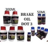 APIDO BRAKE OIL MINYAK BRAKE 50ML / 300ML DOT 3  Minyak Brek (Merah) MOTOR MOTORCYCLE DOT3