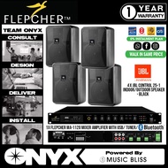 Background Music PA System Flepcher MA-1120 MKII Mixer Amplifier with USB, Bluetooth with JBL Contro