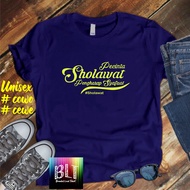Cod Diskon Promo /Kaos Stabilo Pecinta Sholawat Tulisan Arab /Pakaian Pria  Santri EKSPRESI/KAOS Dak