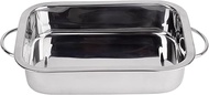 RB RENBERG Rectangular Oven Tray for Oven – Made of Stainless Steel – Maximum Non-Stick – Size 32 x 