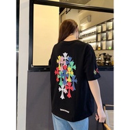 CHROME HEARTS Daily Wear Short-Sleeved T-Shirt Men Women Style Raglan Sleeves 2026 Early Spring New 