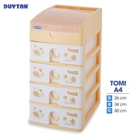 [HÀNG DUY TÂN] Tủ Nhựa Duy Tân TOMI 3/4/5 ngăn - Tủ mỹ phẩm đựng thuốc
