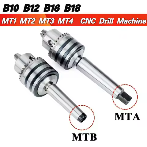 MTA MTB MT1 MT2 MT3 MT4 B10 B12 B16 B18 0.6-6/1-10/1-13/3-16/5-20mm Morse Tapper Shank Drill Chuck A