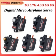SURPASS HOBBY 2G 3.7G 4.3G 6G 8G RC Airplane Digital Servo Metal /Plastic Gear Mirco Servo For RC Ca