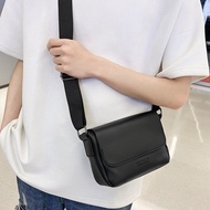 4 Colors Pu Leather Waterproof Ulzzang Korean Fashion Ins Japanese Men Sling Bag Crossody & Messenge