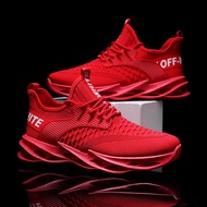 Men's Sneakers รองเท้าผ้าใบ รองเท้าผ้าใบผู้ชาย แฟชั่น ใหม่ ดำ แดง ขาว แฟชั่น ทันสมัย สไตล์เกาหลี ผ้า