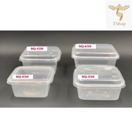 Square Disposable Plastic Food Container SQ250/SQ350/SQ450/SQ650