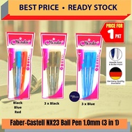 Faber Castell NX23 Ball Pen 1.0 Set (3 in1) / Ball Pen / NX23 / 1.0mm Ball Pen