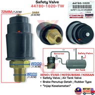 44780-1020-TW Hino Fuso Mitsubishi Nisaan (Injap Keselamatan) Safety Valve ; Air Tank Valve ; Brake 