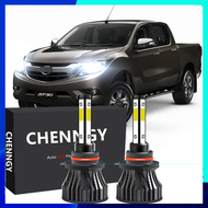 สำหรับ 2014 ถึง 2021 MAZDA BT50 (ไฟหน้า)-ด้านหน้าหลอดไฟหน้าLED 6000K 12V-32V Bright Whiteจำนวน 2 รับ