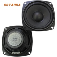 SOTAMIA 2Pcs 4 Inch Subwoofer Audio Speaker 4 Ohm 10W Mid-bass Full Frequency Loudspeaker Super Bass Amplifier Home Theater
