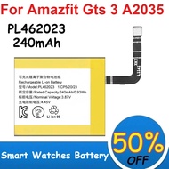240mAh PL462023 Polymer Li-Ion Battery for Amazfit Gts 3 A2035 Smart Sports Watch Batteries Recharge