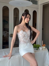 punchita - La lune top (เฉพาะเสื้อ)(พร้อมส่งค่ะ)