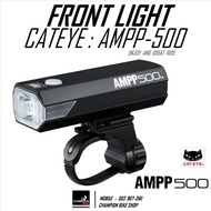 ไฟหน้าจักรยาน ชาร์ท USB CATEYE : AMPP 500 - BIKE FRONT LIGHT USB CHARGE 500 LUMENS