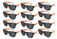 EDGEIWEAR 80s Neon Party Sunglasses for Adult Party Favors with CPSIA certified-Lead(Pb) Content Fre