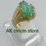 Cincin  Batu  Zamrud  Asli