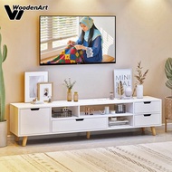 【𝟐-𝐝𝐚𝐲 𝐝𝐞𝐥𝐢𝐯𝐞𝐫𝐲】Wooden TV Cabinet/TV Media Storage Cabinet /Rak TV/Almari TV 3FT/4FT/5FT