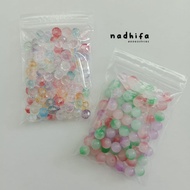 10mm glass beads 100gr 15k min co 30k