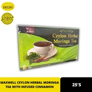 MAXWELL CEYLON HERBAL MORINGA TEA WITH INFUSED CINNAMON 25'S