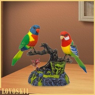 [Lovoski1] Talking Parrots Activate Dancing Chirping Bird Sturdy Electric Bird for Gift