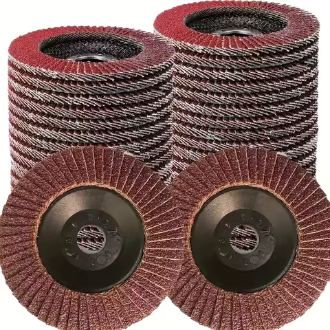 20Pcs 4 Inch 60 Grit Sanding Discs for Metal Rust Removal Polishing Tools Angle Grinder Flap Wheels 