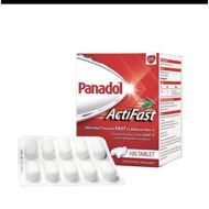 PANADOL ACTIFAST 1 STRIP (10 tablets)  PANADOL SOLUBLE 4s
