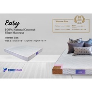 Easy Fibre Star 100% Natural Coconut Fibre Mattress For Back Support Super Single /Single 单人椰丝床褥床垫Fr