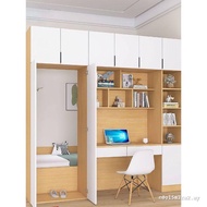 Compartment Room Tatami Bed Desk Wardrobe Integrated Combination Living Room Partition Bed to Small 