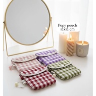 *ALOCANDY POUCH POPY, COIN POUCH, COIN WALLET MINI MAKEUP POUCH