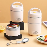 Stainless Steel Vacuum Thermal Bento Lunch Box For Kids with Insulated Lunch Bag Breakfast Box