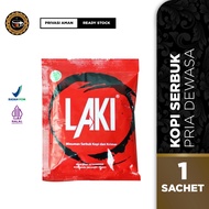 Laki Kopi | Minuman Serbuk Sachet Dewasa dengan Ginseng - Kopi Laki Kopi Stamina Pria BPOM Original