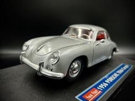 【收藏模人】Sunstar Porsche 356A Coupe 1957 銀 1:18 1/18