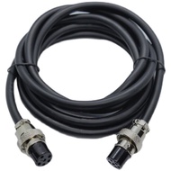 -.New~Aviation Plug with Cable Canon Connector Dedicated Cable GX16 Double-Headed Female Head 2-Core