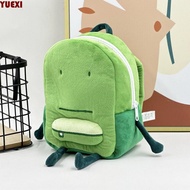 YUEXI ONE Liam Plush Backpack, HfjONE Character Anime Liam Mini Knapsack Bags, Kawaii Green Light Ra